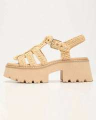 Amina Crochet Chunky Platform Sandals