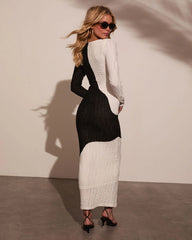 Delphie Colorblock Maxi Dress