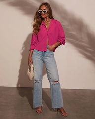 Christell Button Down Top