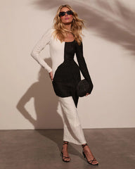 Delphie Colorblock Maxi Dress