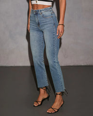 Easy Lane Super Stretch Cropped Flare Jeans