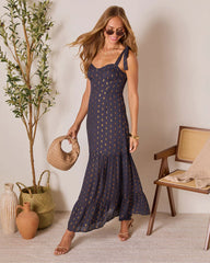 Coastline Calls Tiered Maxi Dress