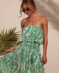 Elsa Paisley Maxi Dress