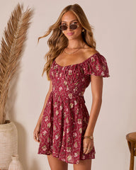 Adinna Scoop Neck Mini Dress