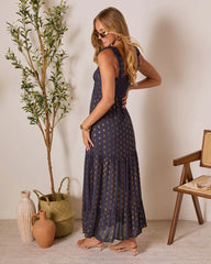 Coastline Calls Tiered Maxi Dress