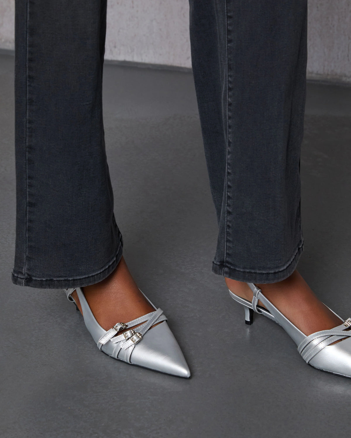 Cool Edge Slingback Kitten Heel