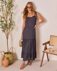 Coastline Calls Tiered Maxi Dress