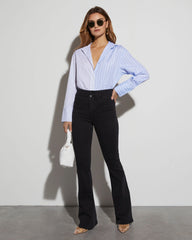 Dorian Super Stretch High Rise Flare Jeans