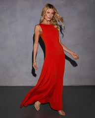 Dewy Days Drop Waist Maxi Dress