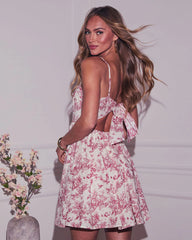 Amarah Abstract Mini Dress