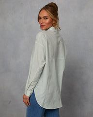 Felina Striped Button Down Top