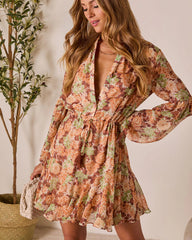 Allenah Drawstring Mini Dress